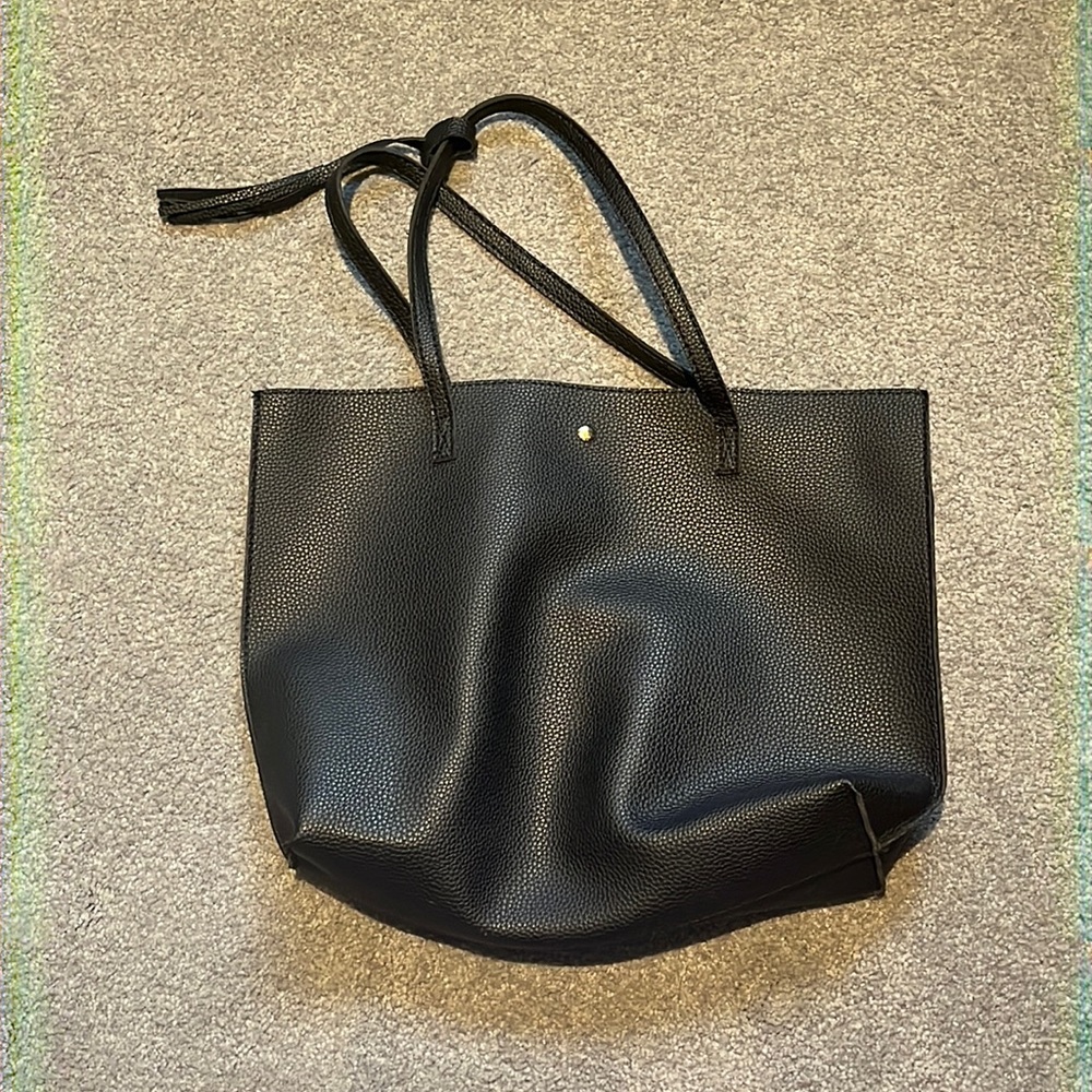 Black Amazon tote